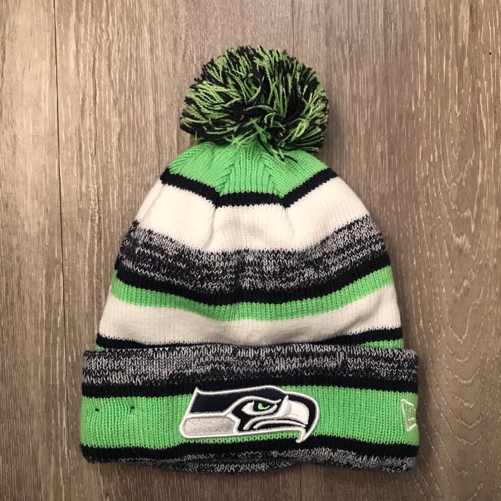 Seattle Seahawks New‎ Era NFL Beanie Cap Youth OSFA
